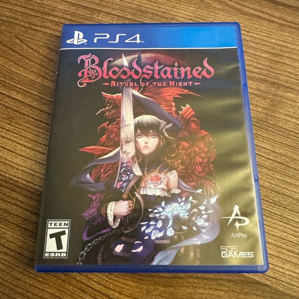 Bloodstained ritual of the night for play station 4